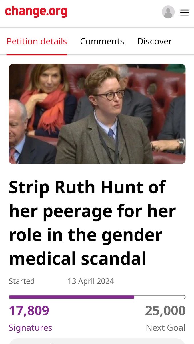 @Jebadoo2 @stonewalluk Every signature is payback for Ruth Hunt's 2015 'Trans Women Are Women, get over it, #NoDebate' abusive gaslighting.
👇
twitter.com/simonjedge/sta…