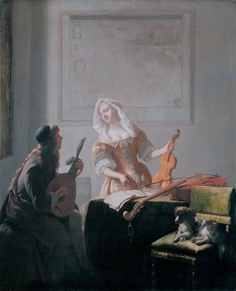 @JohnLee90252472 Good morning 👋Paul Have a blessed day the Music Lesson 1671 Jacob Ochtervelt