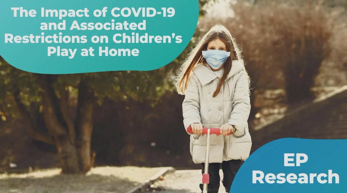 📢 Check out the latest blog from TEP Aidan Fielding! Exploring the impact of COVID-19 & associated restrictions on children's play at home. bit.ly/3wdyGYa
