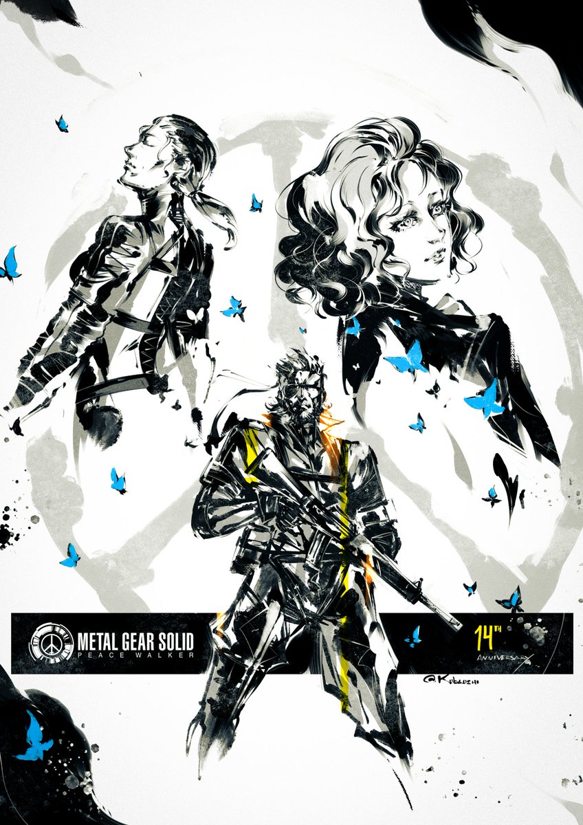 Happy METAL GEAR SOLID: PEACE WALKER 14th anniversary! #MGSPW @Kojima_Hideo, image size:848x1200