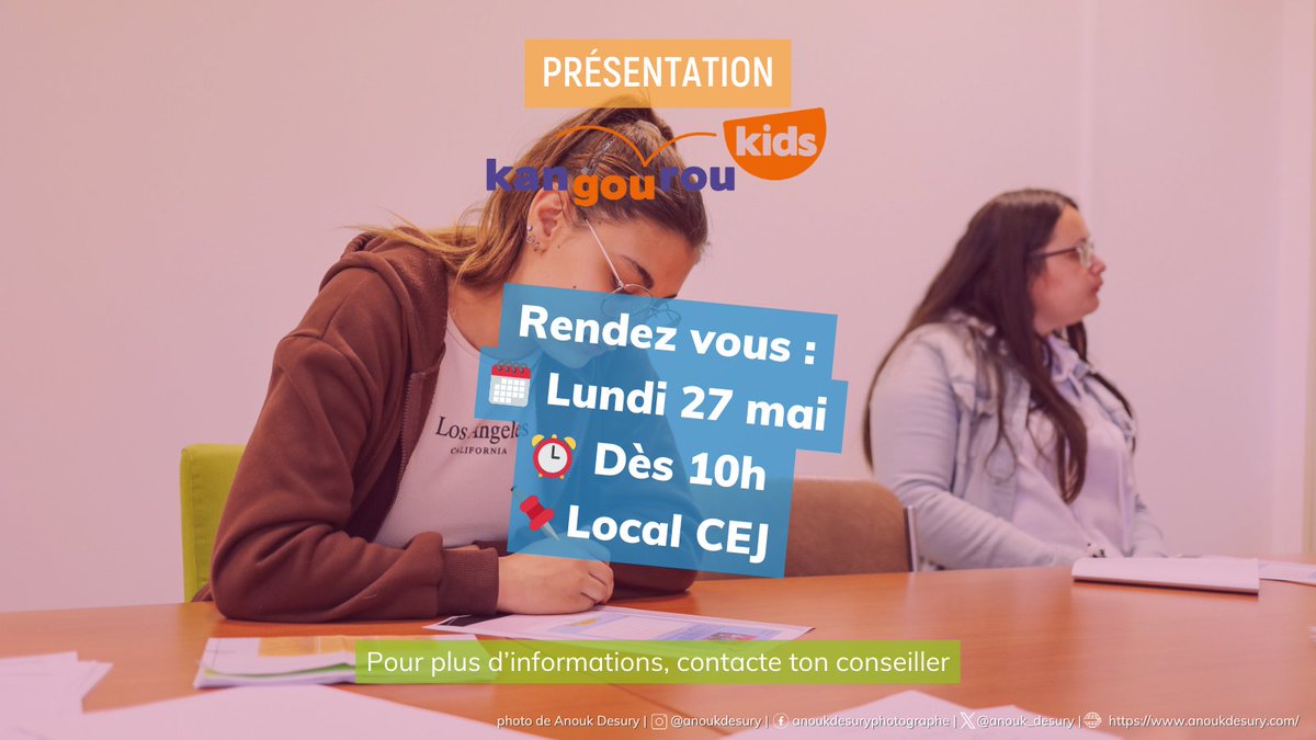 mlgenevois's tweet photo. [EVENEMENT]📅
 @kAnnemasse viens présenter les métiers de la garde d'enfants.
 
 📆 lundi 27 mai 
 ⏰ Dès 10h
 
 Pour plus d'informations, contacte ton conseiller📞 https://t.co/OPvC6b1EyF