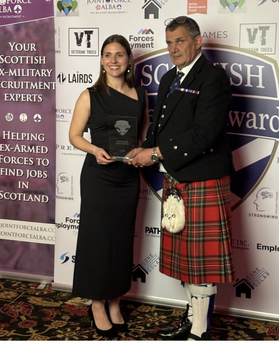 Serica was proud to sponsor Scottish Veterans Awards' Volunteer of the Year award. Winner Calum Macleod co-founded @who_dares_cares, a charity supporting Armed Forces and Blue Light Services personnel with PTSD. We congratulate Calum and all involved #veteransupport