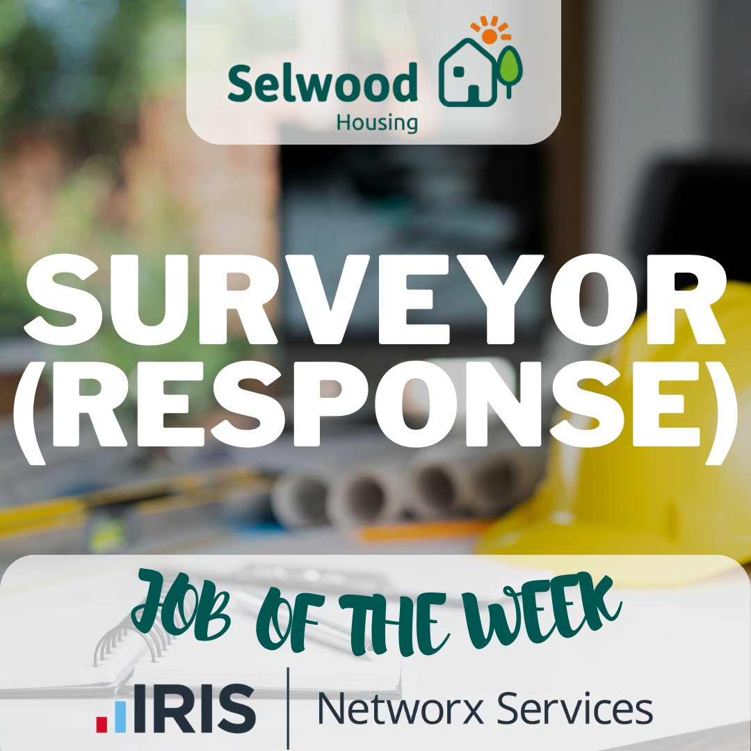 We are pleased to be working with Selwood this week for our Job of the Week

networxrecruitment.com 

#SuveyorJobs #HousingAssociations #ApplyNow #TrowbridgeJobs