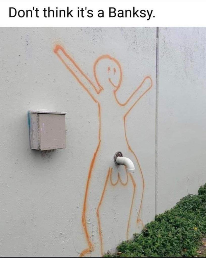 Better than a Banksy😂