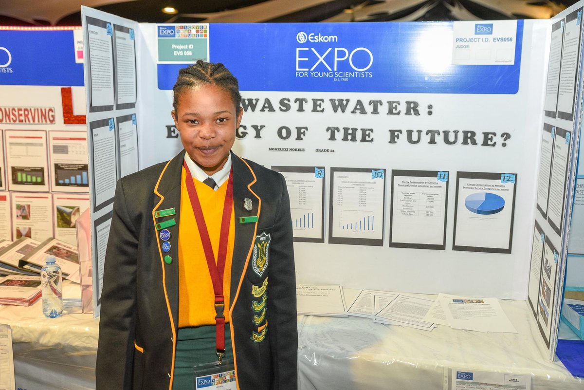 #MondayMotivation Congratulations to Momelezi Nokele, a former Umtata High School learner and Eskom Expo alumna, for completing her engineering degree at @UPTuks 👏🏽👏🏽👏🏽 While in Grade 12, Momelezi participated in the Eskom Expo for Young Scientists competitions and earned an…