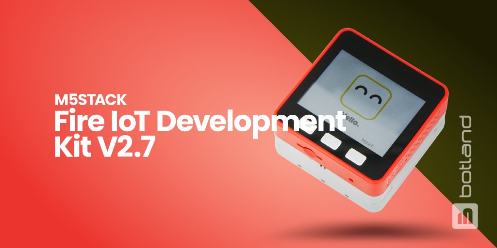 🚀 Odkryj potęgę rozwoju IoT z M5Stack Fire IoT Development Kit V2.7! 🌟 🟠 botland.com.pl/seria-core/205… Wyposażony w dwurdzeniowy procesor Xtensa® 32-bit LX6, taktowanie 240 MHz i 520 KB pamięci SRAM 🖥️