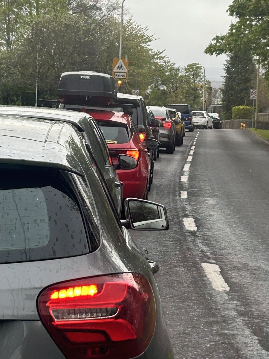 Clermiston rd at Cairnmuir rd now. 3 way lights.