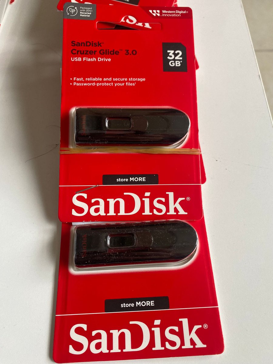 Sandisk 32 gb usb bellek sınırlı sayıda 129₺ den başlayan fiyatlarla stoklarda.
05527175455
#KOTON  #altın Limak