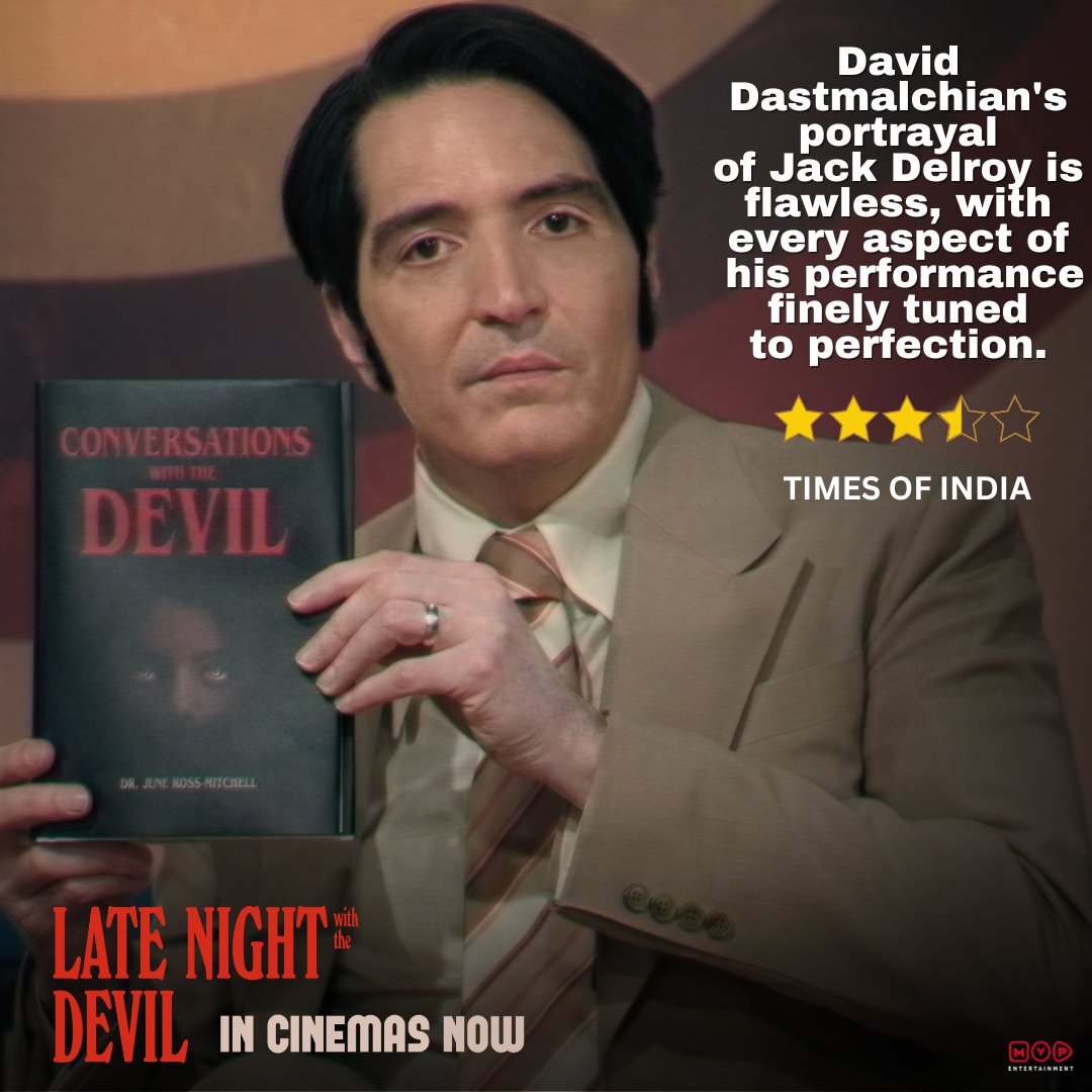 Witness the relentless admiration for David Dastmalchian! See him shine in 'Late Night with the Devil,' currently playing in cinemas.

#latenightwiththedevil #latenightwiththedevilmovie #pvrinox #newmovie #newrelease #trending #trendingnow #horror #daviddastmalchian #movies