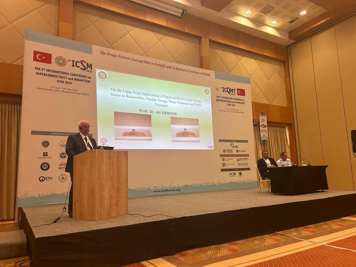 Üniversitemiz Fen Fakültesi öğretim üyelerimizden Prof. Dr. Ali Gencer başkanlığında Fethiye’de bütünleşik düzenlenen 9th International Conference on Superconductivity and Magnetism(ICSM-2024) ve 2nd International Conference Quantum Materials and Technologies (ICQMT-2024) 27…