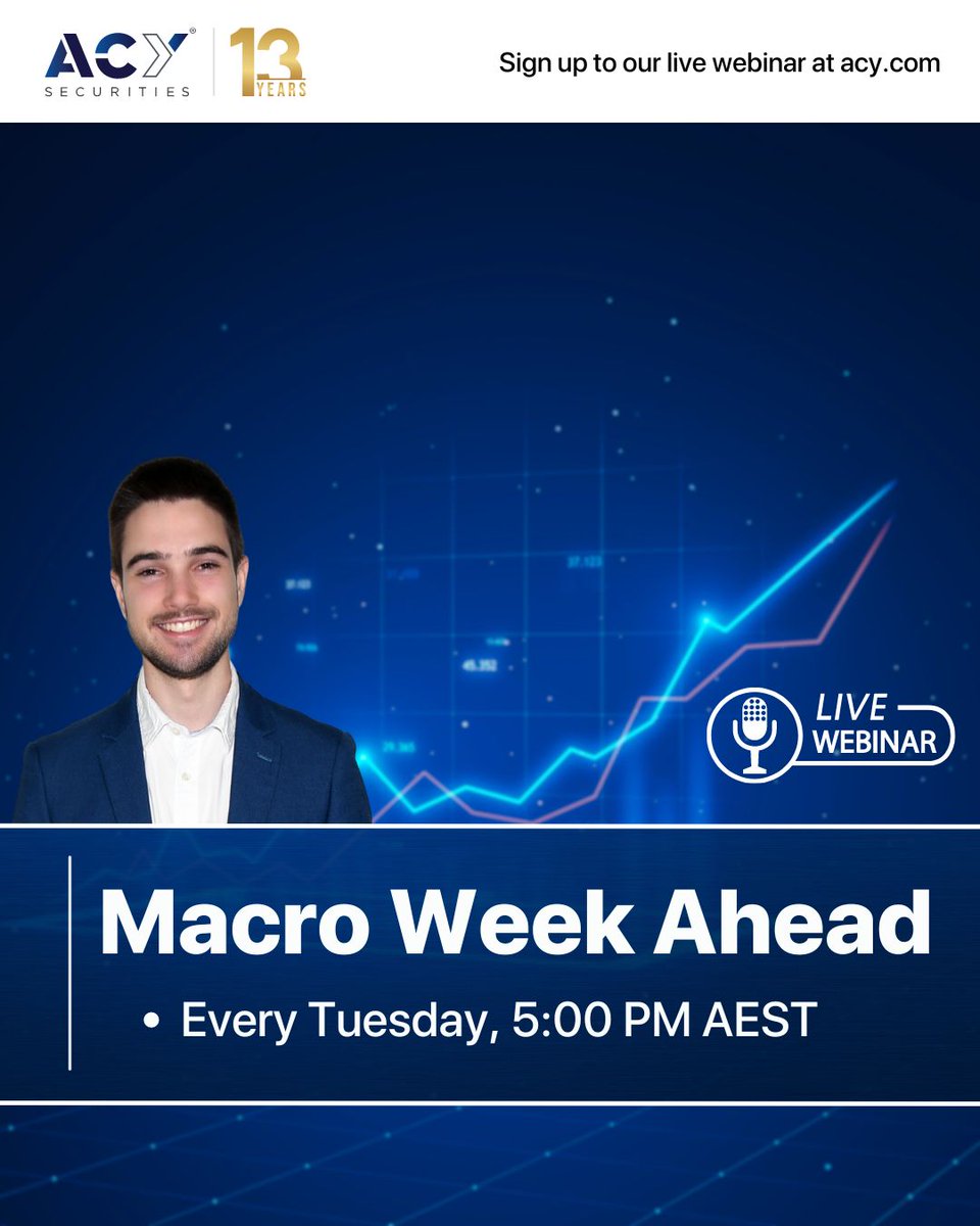 Stay ahead of the curve with expert insights into the global financial markets! Tune in to this Monday's blogs for the latest news and in-depth analyses from our team of experts. Details here: acy.com/en/market-news/ Trading involves risk.