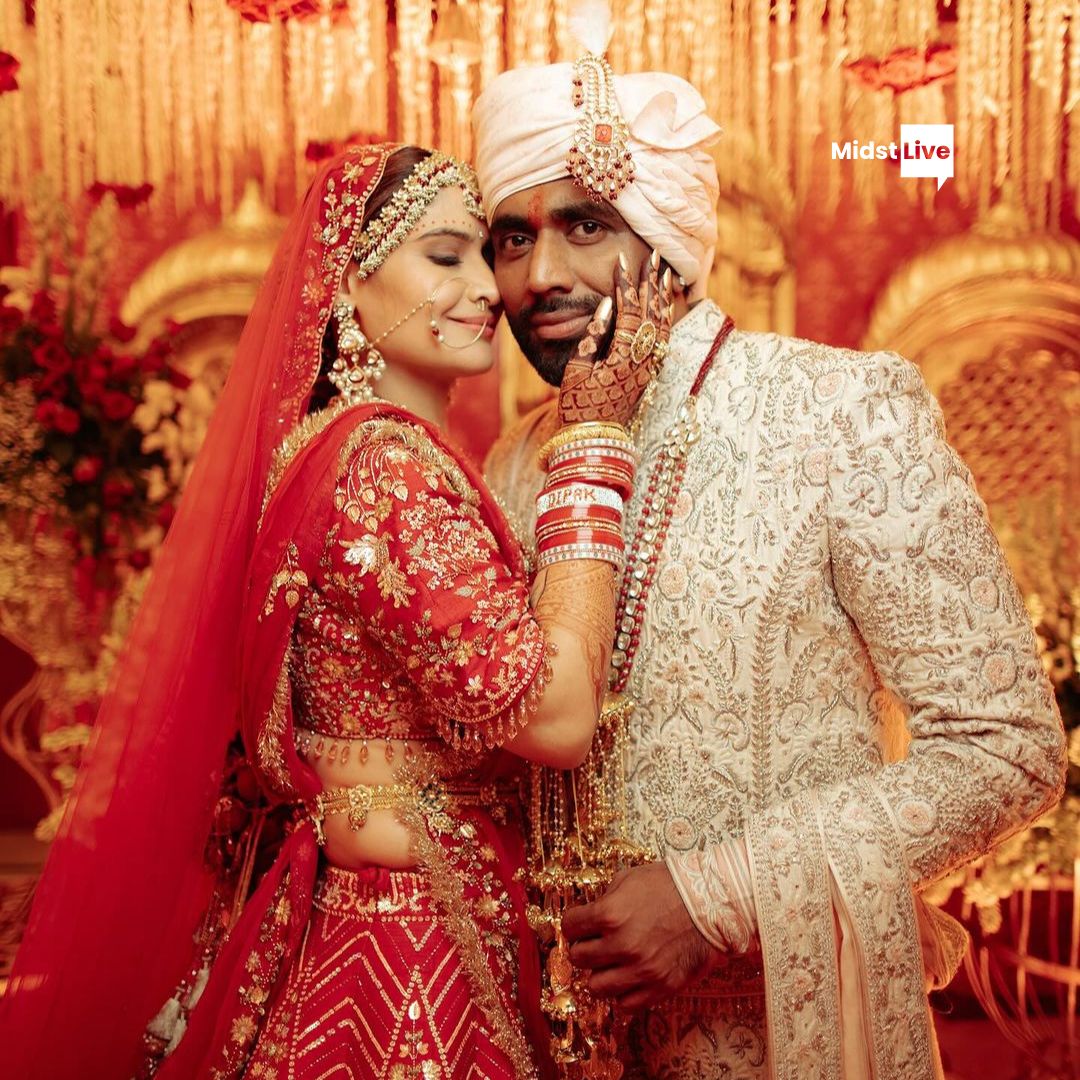 Krushna Abhishek's sister Arti Singh's beautiful wedding pictures with Dipak Chauhan are all things beautiful! 

#krushnaAbhishek #ArtiSingh #artisinghkishadi #dipakkiarti #bollywood #bollywoodupdates