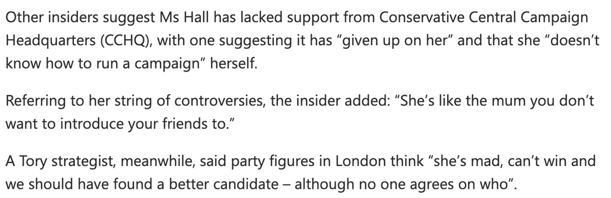 The Conservatives 'can't win' in London. That's what their own strategists are telling journalists now: