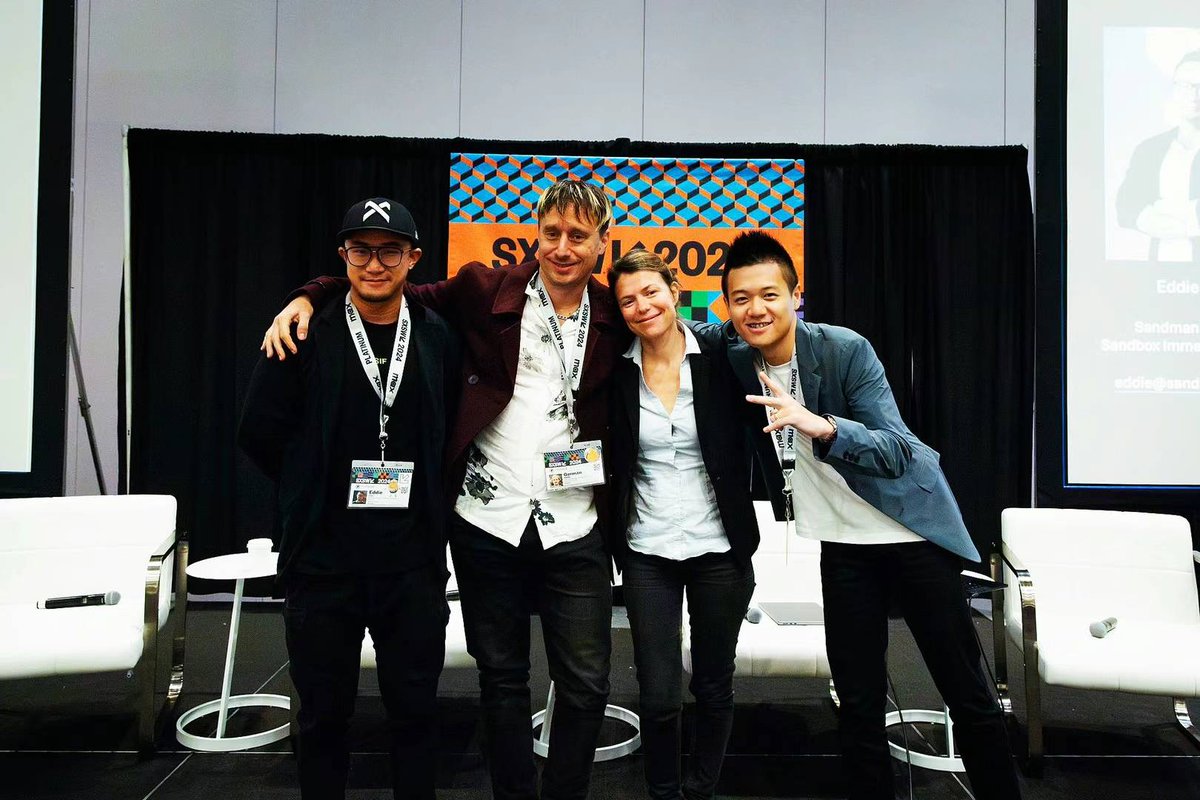 Throw back to #SXSW 2024, Eddie <a href="/Holix100/">Eddie Lou</a> and Jimmy were there as speakers in a panel. Jimmy was one of the jury members for the XR experience! It was a great edition selected amazing works using cutting-edge technologies including AI. We had so much fun!