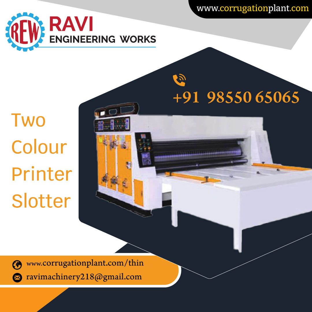 Two Colour Printer Slotter Manufacturers India by #RaviEngineeringWorks
Call: +91-9855065065

buff.ly/3w3lZ2h

#TwoColourPrinterSlotter #SlottingMachine #twocourprinter #CorrugatedBoxPrinting #PrintingMachinery #FlexographicPrinting #PackagingIndustry #CartonPrinting