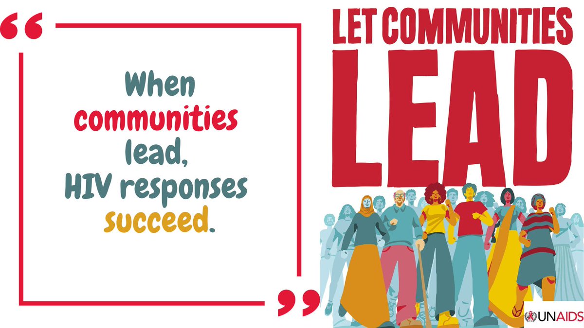 The key 🔑 to successfully responding to #HIV is letting communities lead!