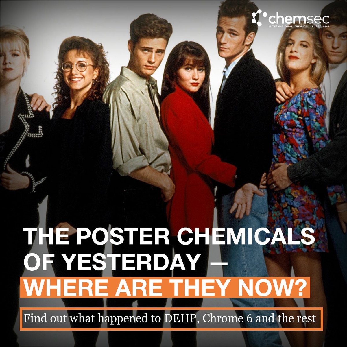 🕶️ You’ve probably come across those throwback lists to 90s’ shows like Beverly Hills 90210, complete with a rundown of what the actors are doing today. 🧪 We thought we could apply that concept to those good ol’ poster #chemicals of the past. ➡️ chemsec.org/the-poster-che…