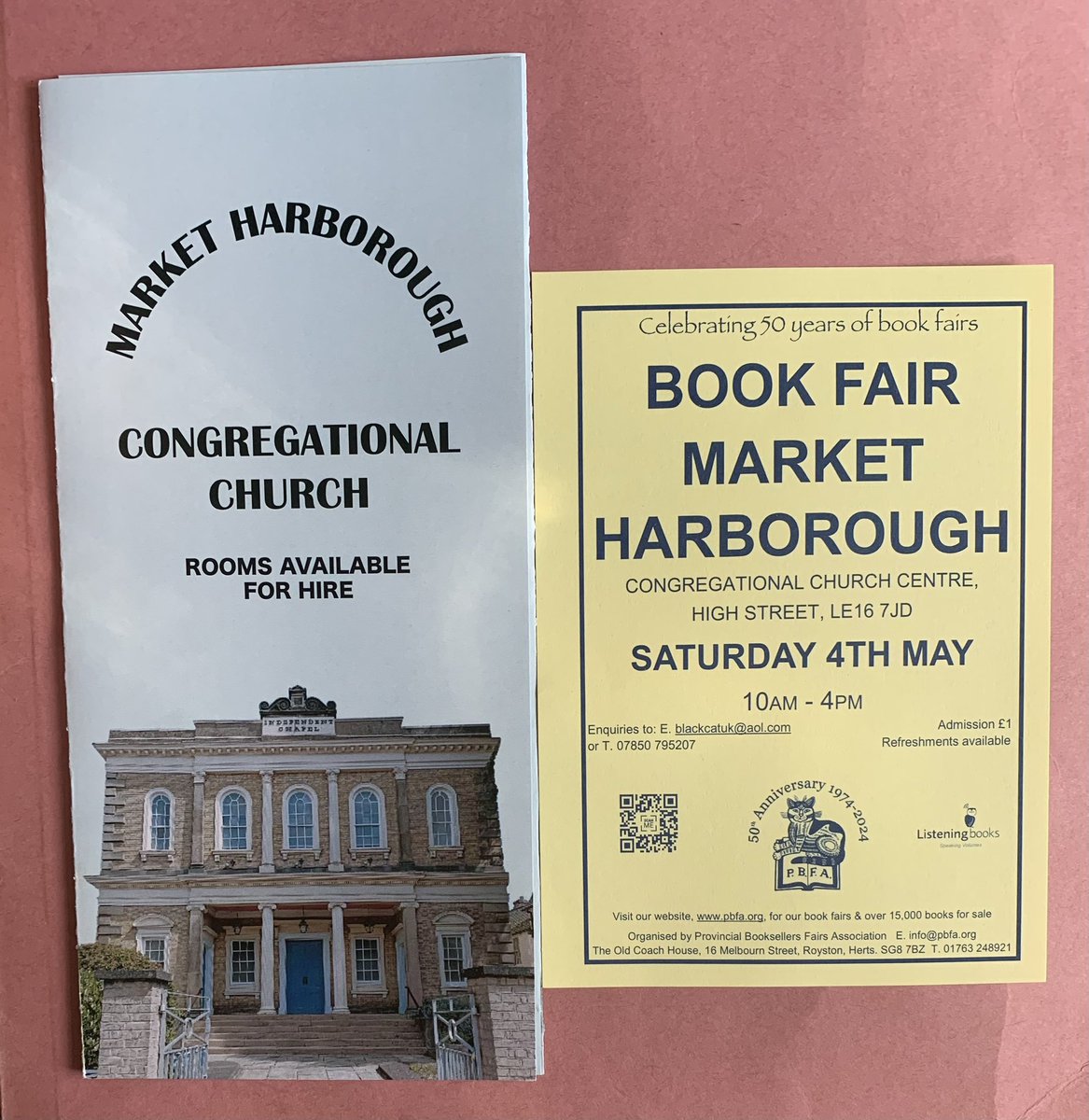 Please retweet to spread the word… Market Harborough bookfair this Saturday May 4th. Details and free downloadable tickets at pbfa.org #leicestershirelive <a href="/shopharborough/">marketharborough.com</a> #oldbooks