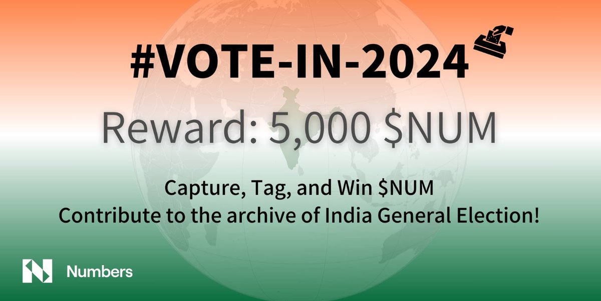 Are you Indian? Are you also a lover of Web3 and Provenance?

Well if so, I have an exciting news for you.

The #IndiaVotes campaign hosted by @numbersprotocol  is now extended till May 27th! 📢 Because of your awesome support! Keep snapping those election moments! 📸 Your pics…