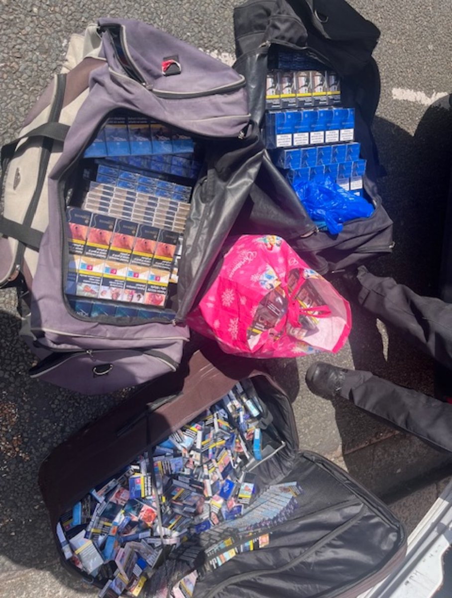 On 26/04/2024, the IET/Street Duties, RGB trading standards, and the Met drones team conducted a warrant to seize illegal tobacco products. A male threw tobacco products from a neighboring flat's window worth an estimated £15-35K.#tobacco