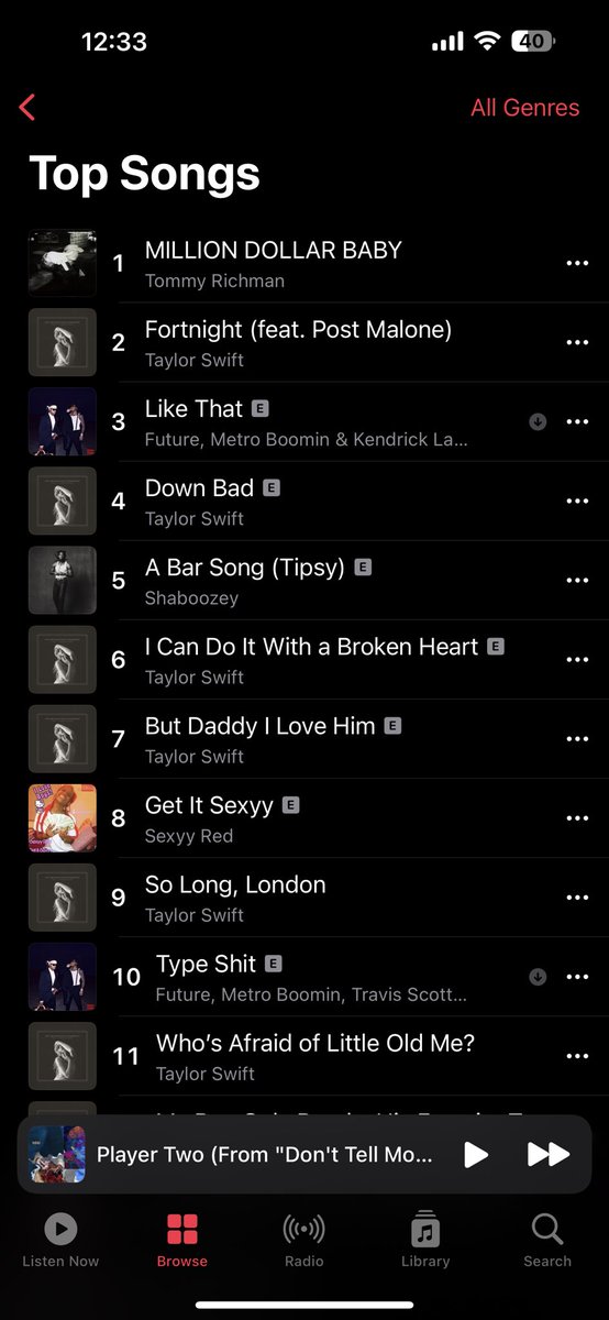 isozoo_'s tweet image. #1 on Apple Music all genres