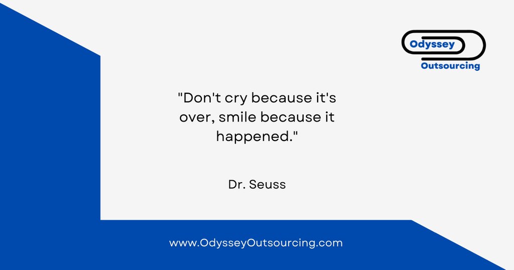 'Instead of dwelling on endings, cherish the memories and be grateful for the experiences. 🌟 #CherishMemories #DrSeuss #Gratitude'