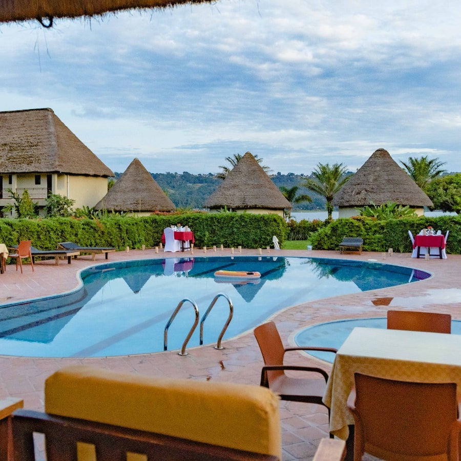 Glorious Monday Blues.🏝🏝

Call/WhatsApp: 0773243767 or 0393239205 for bookings or enquiries. 

#VFR #VictoriaForestResort #MondayBlues #Vacation #CoupleGoals #pool #restaurant #scenery #relaxation #familytravel #Uganda #PearlofAfrica