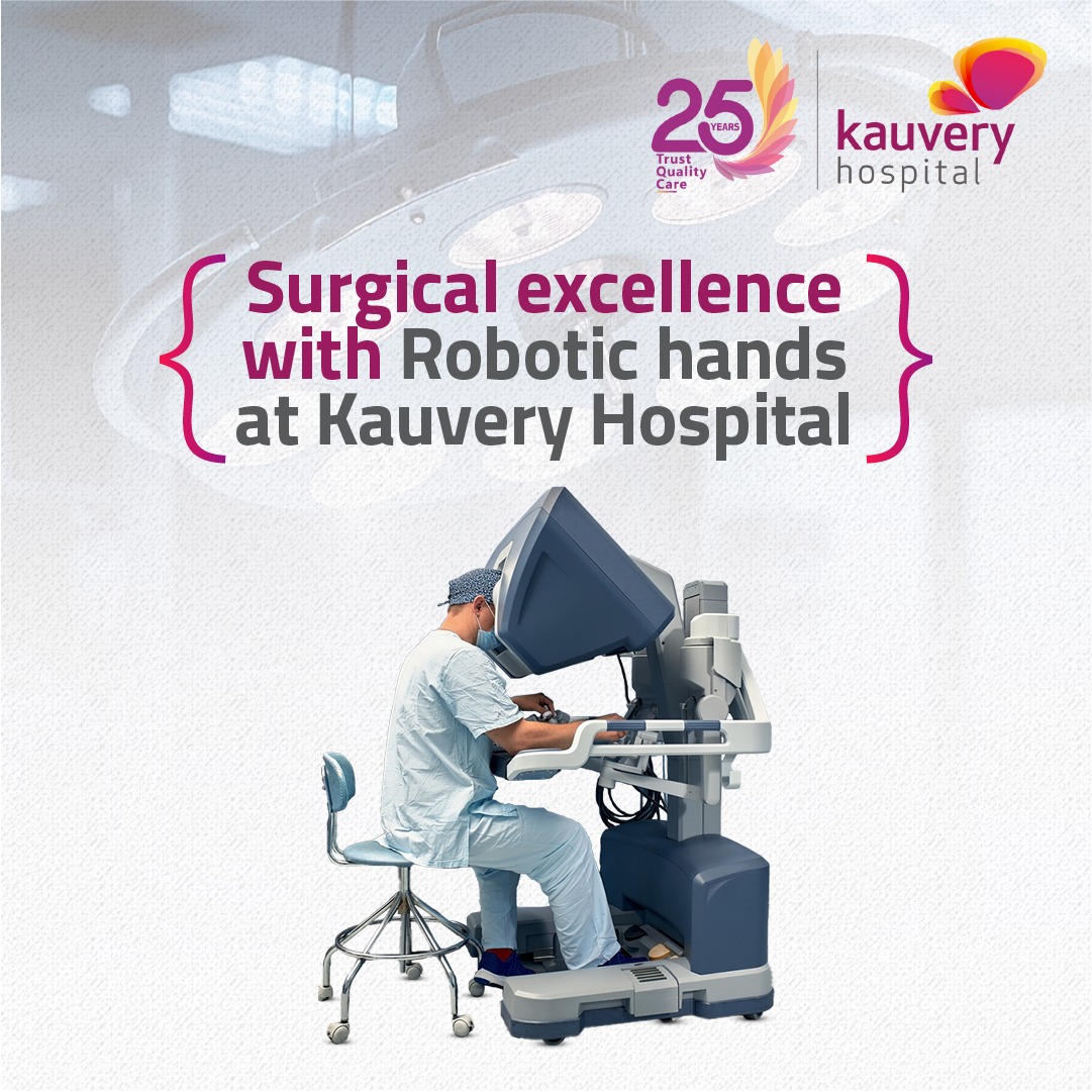 Can you imagine tackling 7 complex procedures in one day? 

Our incredible team at Kauvery Hospital, just did that, leveraging the power of robotics.

#kauveryhospitals #multispecialityhospital #robotics #surgery #roboticsurgery