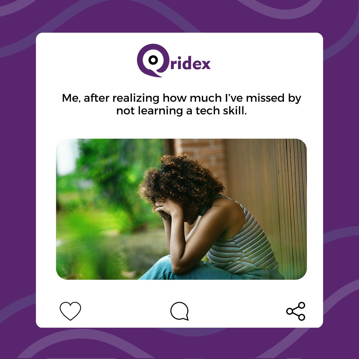 It's a new week. 

A new month starts soon. Don't miss out on the opportunity to go get your dreams.

We are taking new intakes for our courses.

Send us a direct message or use the link on our bio to chat with someone. 

#job #tech #techjob #qridex #TechTraining