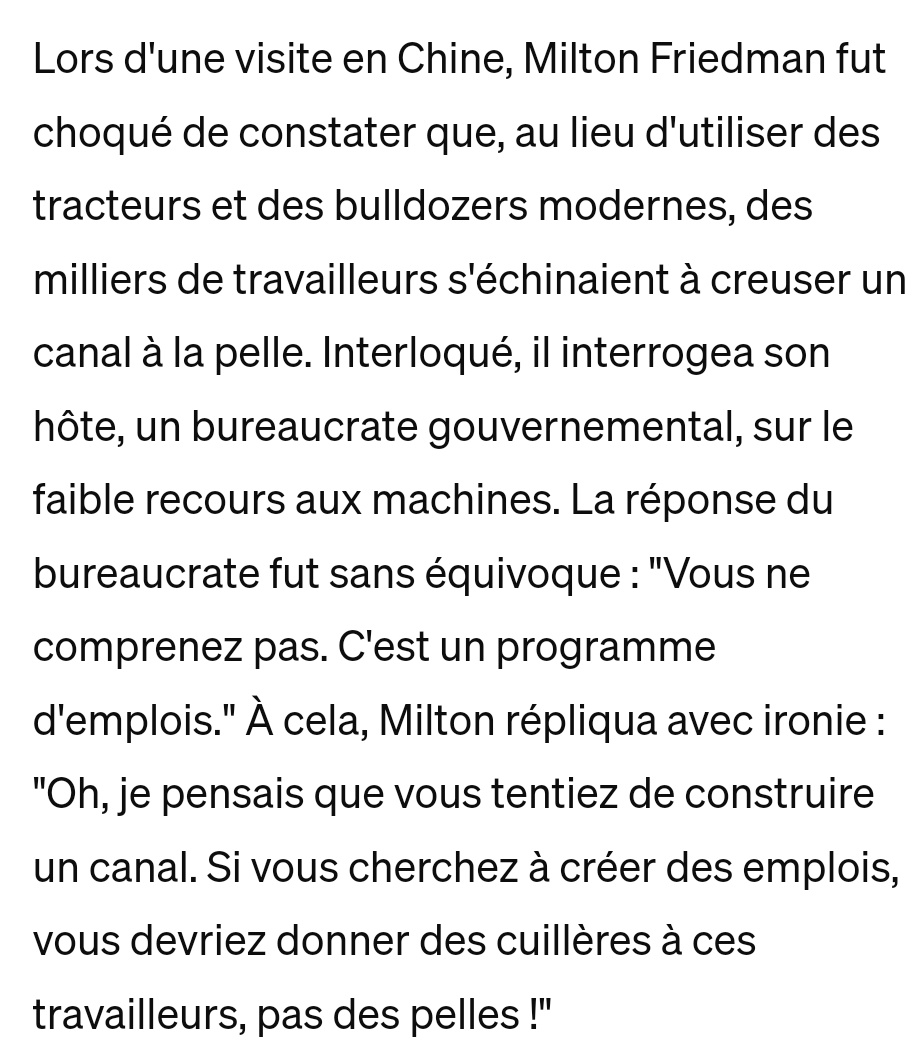 @Le_Bux @bpost_fr Milton Friedman, à ce sujet: