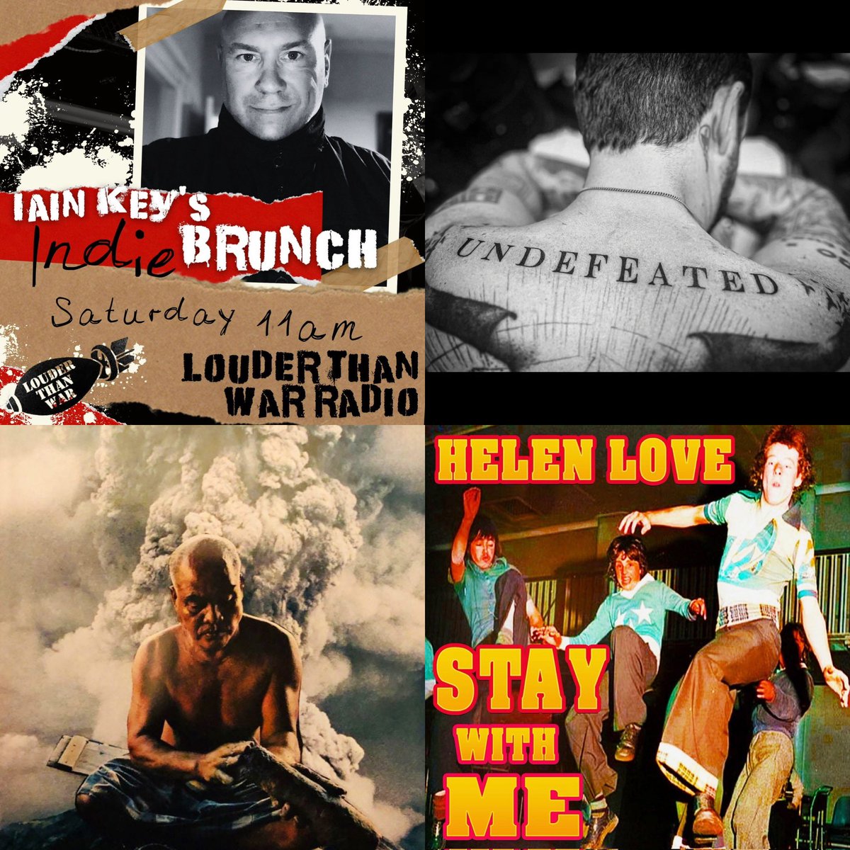 This weekend in my Indie Brunch for @louderthanwar I'm joined by @frankturner Frank's picked a few tracks I'll be playing some from his album Also new releases from @HELENLOVE123 @hellocosmos_ @AutocamperBand @alexspencerUK and an exclusive from @ChrisBridgett @Xtra_Mile
