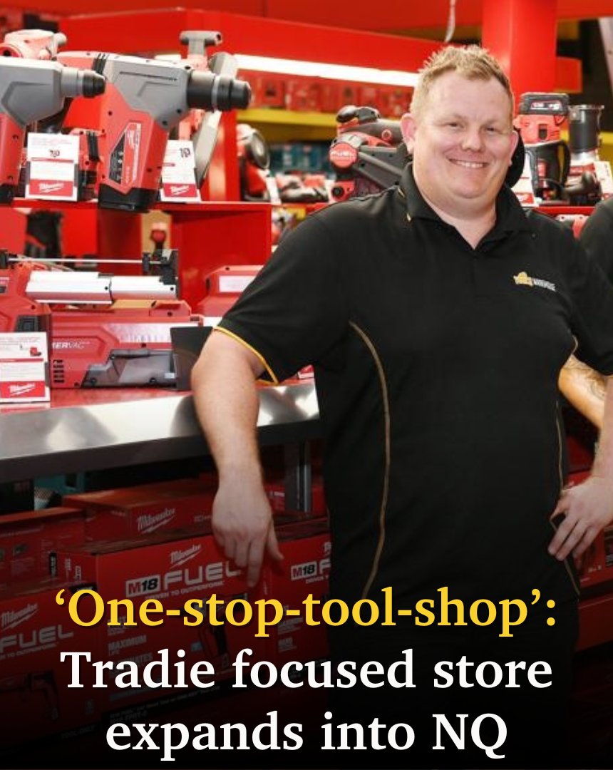 Tradies wanting the latest tools and machinery will be stoked about a specialty retailer opening its first Queensland store in Townsville. 🧰🛠️ See where. ➡️ bit.ly/3QifUpm