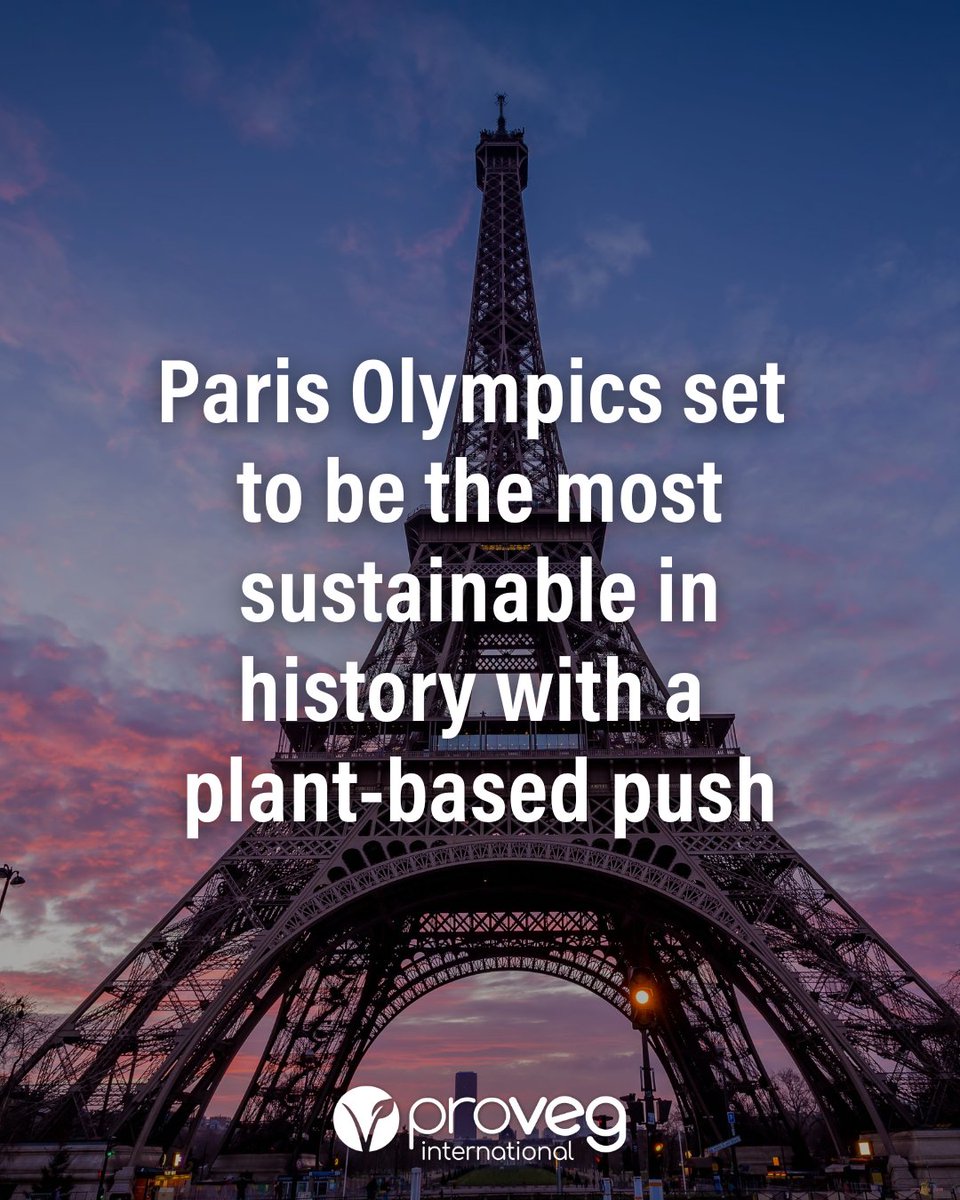 France has pledged to halve the carbon emissions of the #ParisOlympics by providing a high proportion of climate-friendly plant-based food. 💪🌍 Read more. ⬇️ hubs.ly/Q02vhRMq0