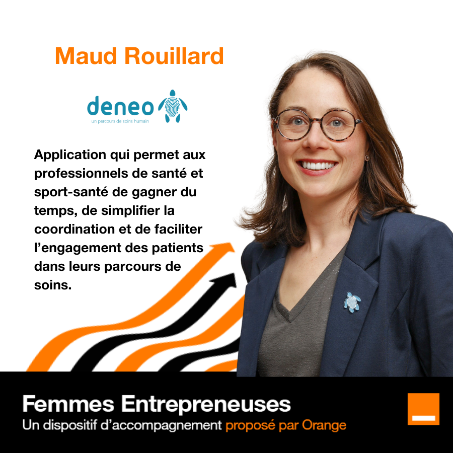 [🙋‍♀️PORTRAIT #FemmesEntrepreneuses]

Hier, c'était la journée de la sécurité et de la santé au travail !

💪L'occasion parfaite pour vous présenter Maud !

⭐️Psychologue du travail et ergonome, elle a créé <a href="/deneo_sante/">Deneo santé 🐢</a>, qui améliore l'efficacité et la qualité du parcours de soins.