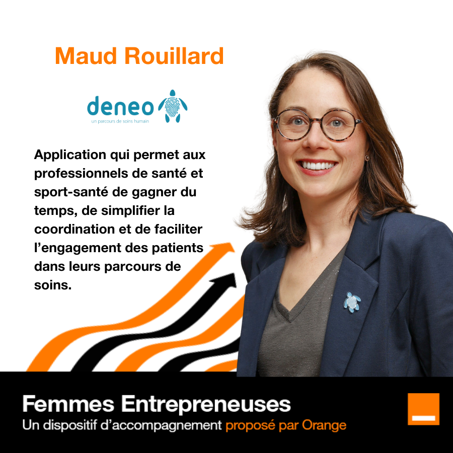 [🙋‍♀️PORTRAIT #FemmesEntrepreneuses] Hier, c'était la journée de la sécurité et de la santé au travail ! 💪L'occasion parfaite pour vous présenter Maud ! ⭐️Psychologue du travail et ergonome, elle a créé @deneo_sante, qui améliore l'efficacité et la qualité du parcours de soins.