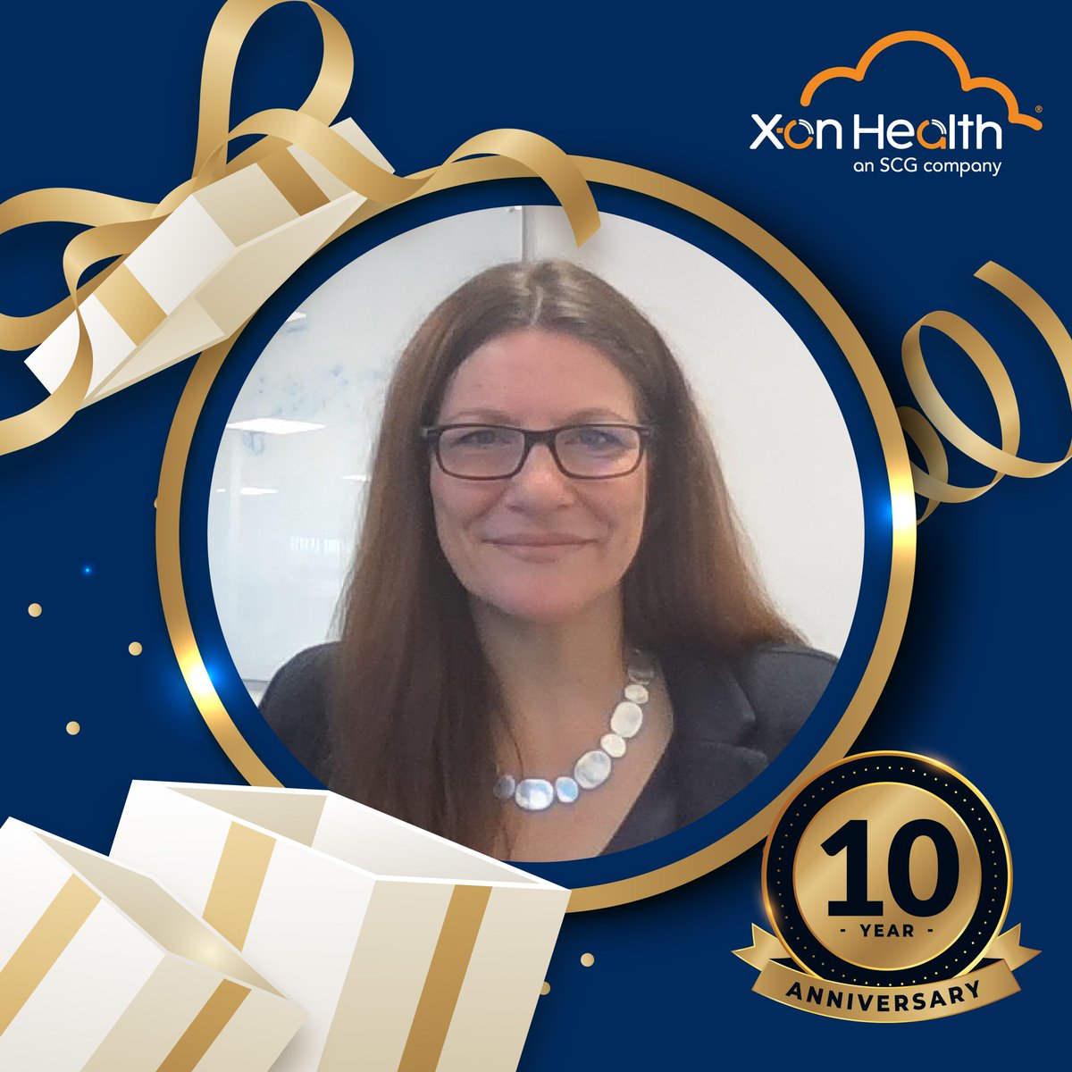 Today, we celebrate our colleague Claire Bisset who has been committed to and decisive with #XonHealth for 10 remarkable years. “𝘐𝘵 𝘪𝘴 𝘧𝘢𝘪𝘳 𝘵𝘰 𝘴𝘢𝘺 𝘸𝘦 𝘸𝘰𝘶𝘭𝘥𝘯'𝘵 𝘣𝘦 𝘸𝘩𝘦𝘳𝘦 𝘸𝘦 𝘢𝘳𝘦 𝘵𝘰𝘥𝘢𝘺 𝘸𝘪𝘵𝘩𝘰𝘶𝘵 𝘊𝘭𝘢𝘪𝘳𝘦'𝘴 𝘪𝘯𝘱𝘶𝘵.' - PB