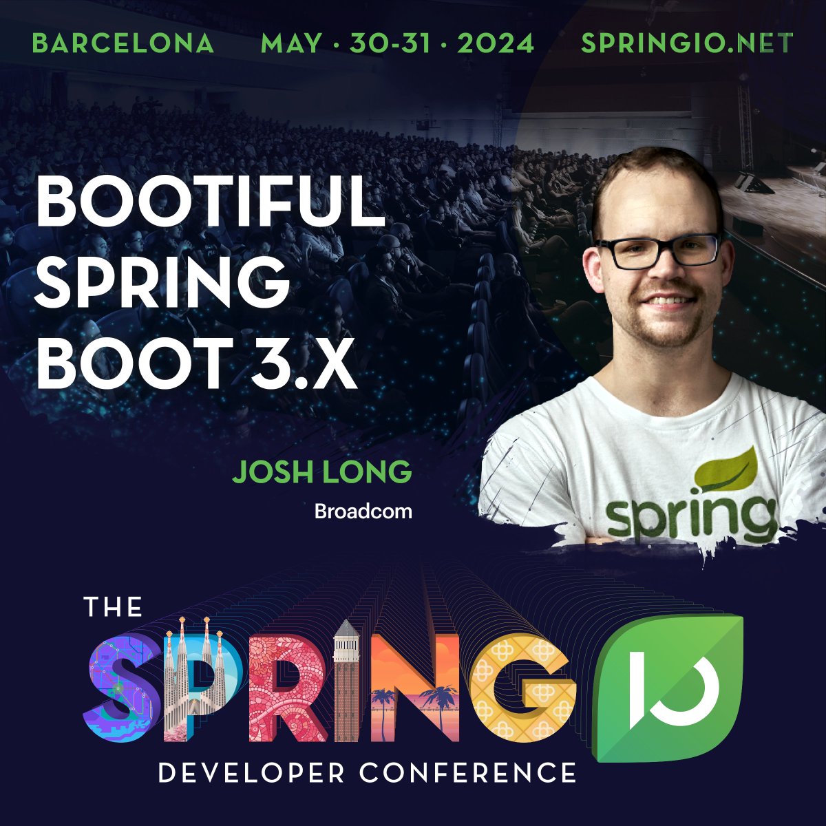 🏃Join @starbuxman to explore the next-gen Spring! A journey covering the ecosystem of integrations - AI, GraphQL, easy data access, security... and the support for production-centric optimizations like Project Loom’s virtual threads, Project CRaC, and GraalVM.