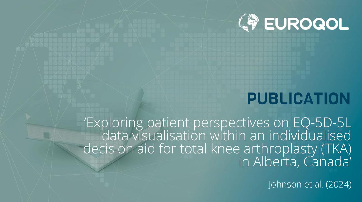 📚 Access the full article: bit.ly/3U6VIrH

The new APERSU study, by Johnson et al. explores alternative presentations to visualise patient-reported outcomes (EQ-5D-5L) data within an individualized patient decision aid for total knee arthroplasty. 

#HealthcareResearch