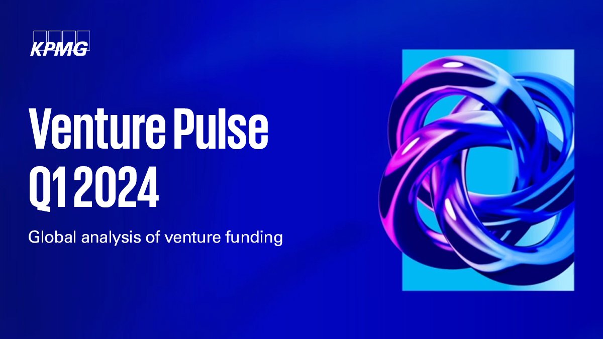 #Venturecapital investment in India doubled sequentially in the March quarter, touching USD3.2 billion across 354 deals, outperforming a subdued global market: @KPMG's Q1 2024 Venture Pulse report. Read more at:
bfsi.economictimes.indiatimes.com/news/fintech/v… | #Q1VC
