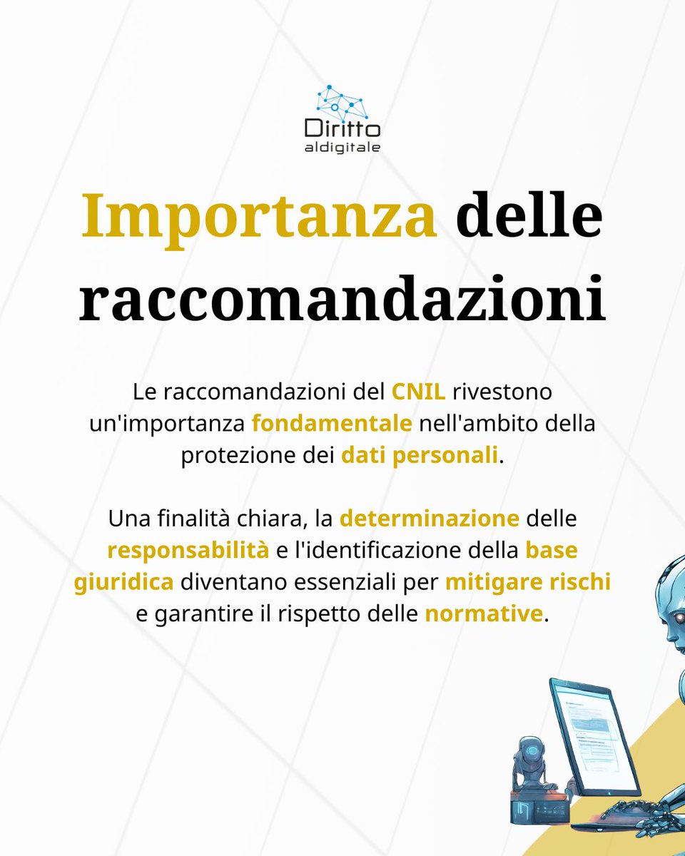 dirittodigitale's tweet image. 🤖 AI e GDPR: il Garante francese pubblica raccomandazioni sullo sviluppo dell’AI in conformità con il GDPR

📌 Ne ha discusso Giulio Coraggio di DLA Piper nell&apos;articolo pubblicato su Diritto al Digitale

#intelligenzaartificiale #conformità #GDPR #datipersonali #dlapiper