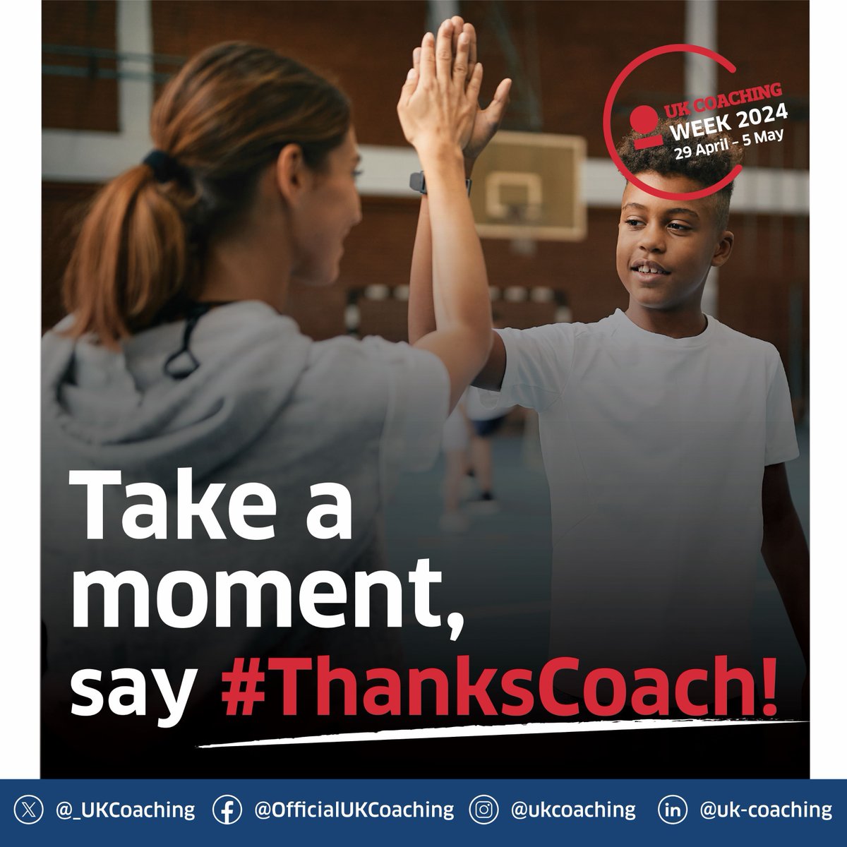 This week, we are joining @_UKCoaching in saying a great big #ThanksCoach to all of the dedicated coaches across the StreetGames network – your unwavering passion and dedication to the development of the young people you work with is truly invaluable 🙌