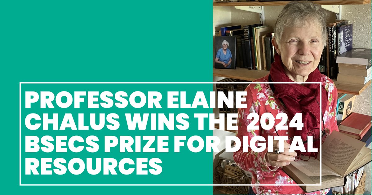 A huge congratulations to Professor Elaine Chalus and Professor Matthew Grenby of Newcastle University, who have won the 2024 BSECS Prize for Digital Resources for their project ‘Eighteenth Century Political Participation & Electoral Culture.’ 🏆