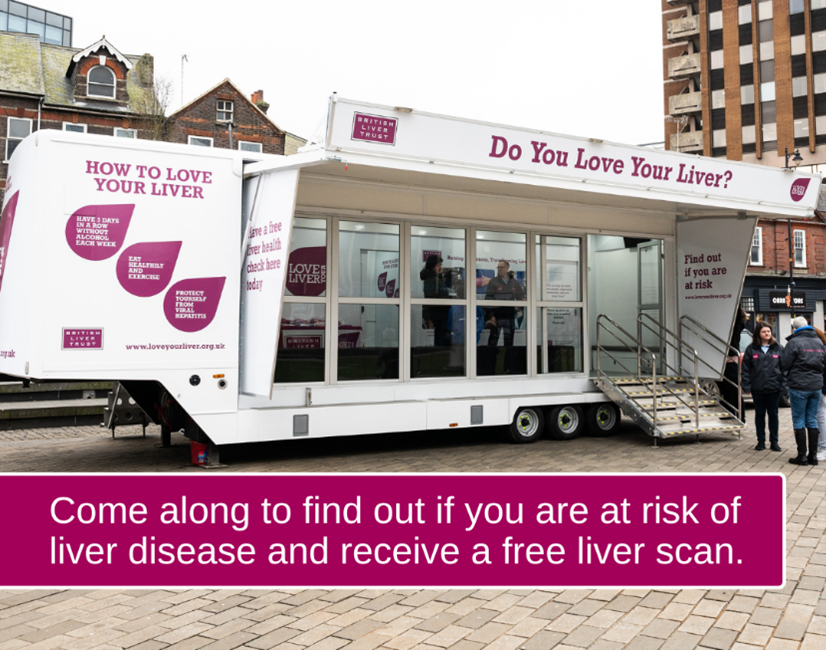 Are you worried about your liver health? Then visit the #LoveYourLiver roadshow on Robertson Street, Hastings TODAY to get your free liver scan from 10am. Liver disease often has no symptoms, so needs to be looked for proactively. Learn more here ow.ly/Pi2Z50Rp8nr