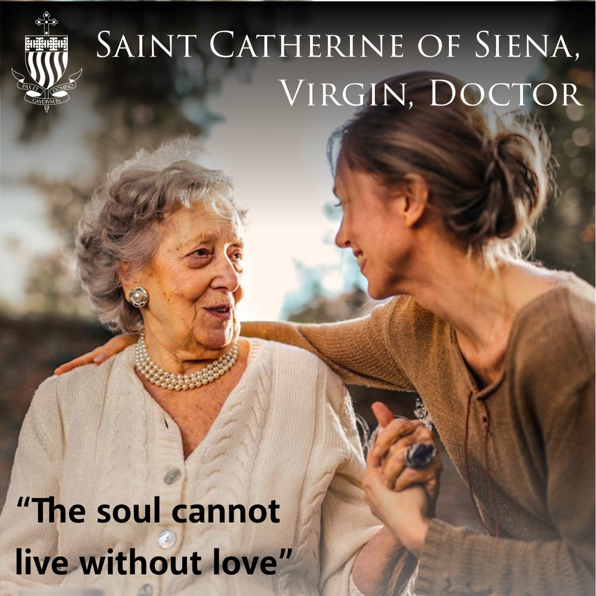 On this feast of St Catherine of Siena, let us be inspired to live every day in your love Lord.