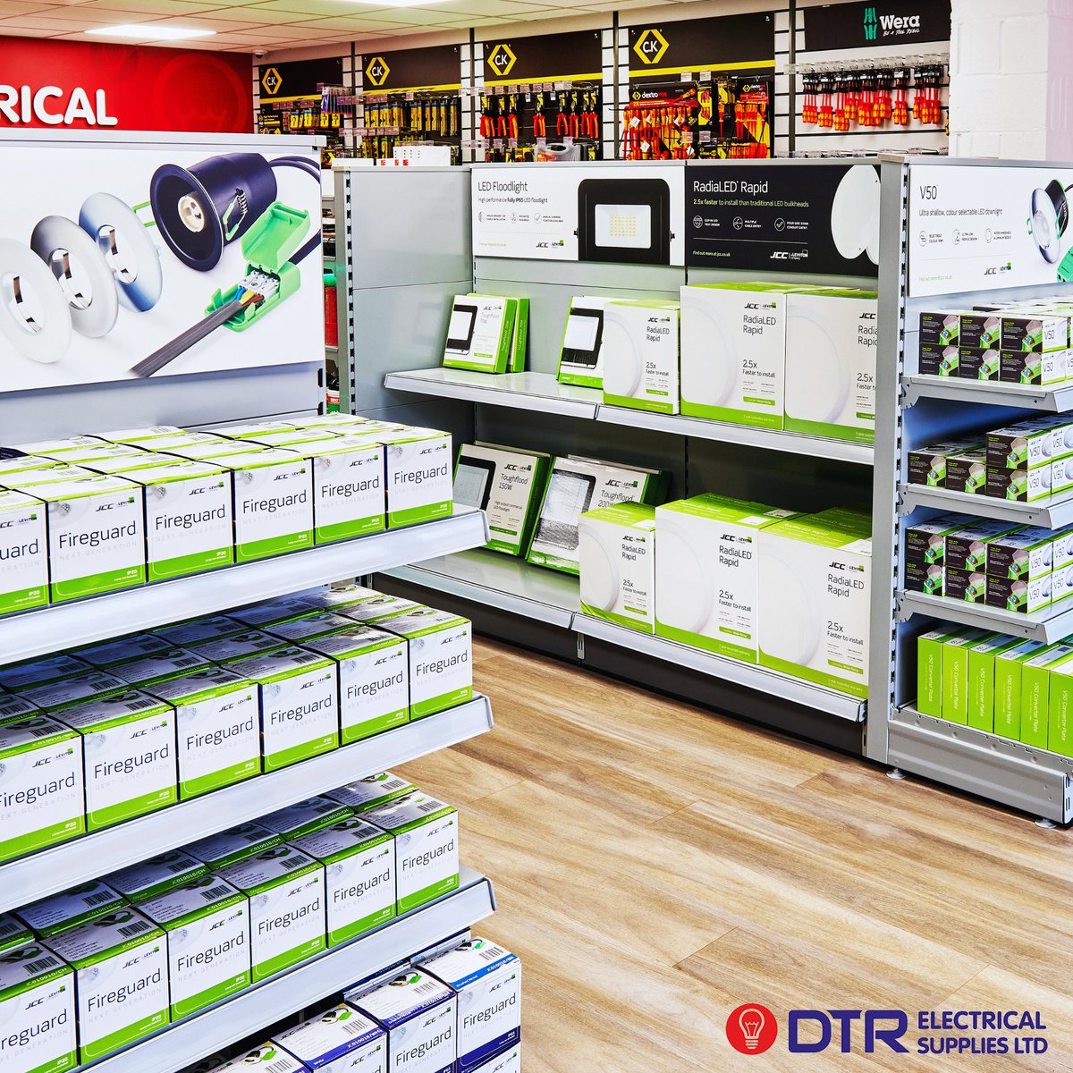 💡  Our trade counter is always fully stocked with all your favourite brands! 

🛠️ We are official stockists for JCC, Fusebox, Hager, Collingwood, Myenergi and loads more. Pop in and see us, we will be happy to help!

#dtrelectricalsupplies #northampton #electricalwholesalers
