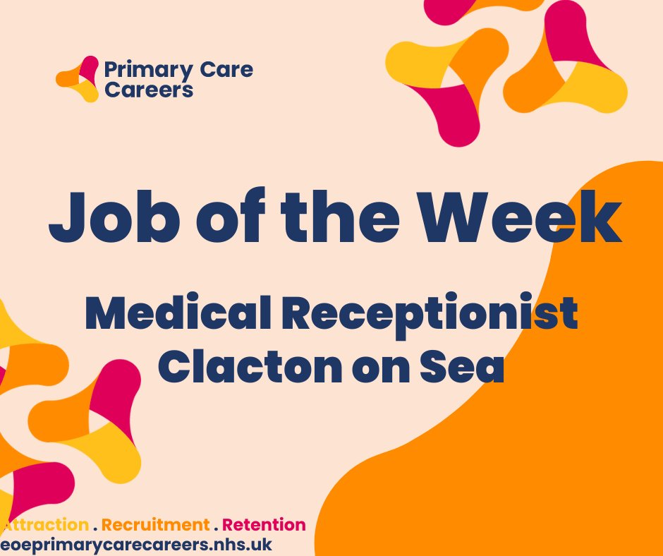 Not 1 BUT 2 medical receptionist roles are currently available at St James' Surgery on a part time basis, 20 hours and 26 hours. For further information about this exciting role and to apply online, click the link below. Closes 10th May. vacancies.eoeprimarycarecareers.nhs.uk/vacancies/7472…