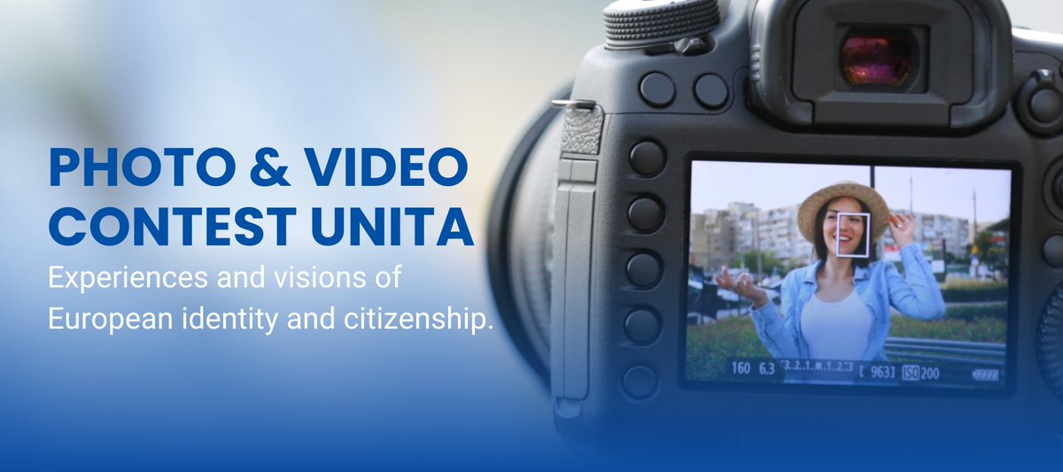 Concours photo et vidéo UNITA, remportez jusqu'à 100€ ! 📸 🇪🇺 Thème : identité et citoyenneté européennes Concours ouvert à tous (étudiants, personnels et enseignants) Date limite : 31 mai 2024 ➡️Plus d'informations : ow.ly/W7z550RnNvR