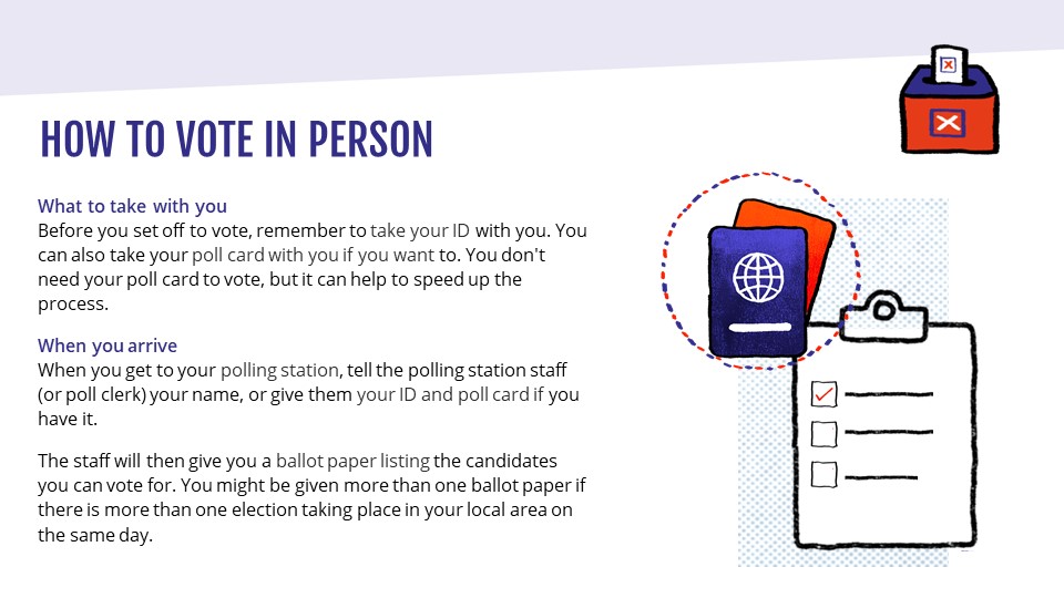 🗳️✅ Planning to vote in person at your local elections? Check out this post to ensure you have everything you need on the day! Every vote counts – make sure your voice is heard!