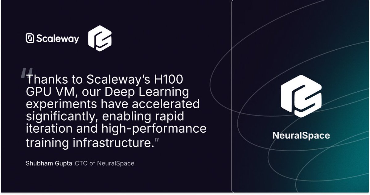 🚀 Happy to share a client’s experience with Scaleway’s #H100 GPU VM, affirming our commitment to supporting your success! You can always count on us & reach out to our team!💪 #customertestimonial #successstorie