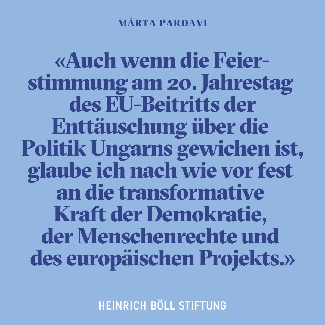 🇪🇺🎉 Am 1. Mai 2004 fand die größte Erweiterungsrunde der Europäischen Union statt. Wie blickt man in der Region auf diese 20 Jahre zurück? Was kann aus den Erfahrungen gelernt werden? Eindrücke wie diesen von @martapardavi findet ihr hier ➡️ boell.de/de/2024/03/26/…